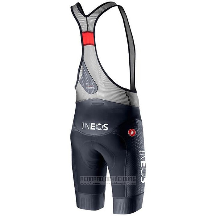 2021 Fahrradbekleidung Ineos Grenadiers Orange Trikot Kurzarm und Tragerhose